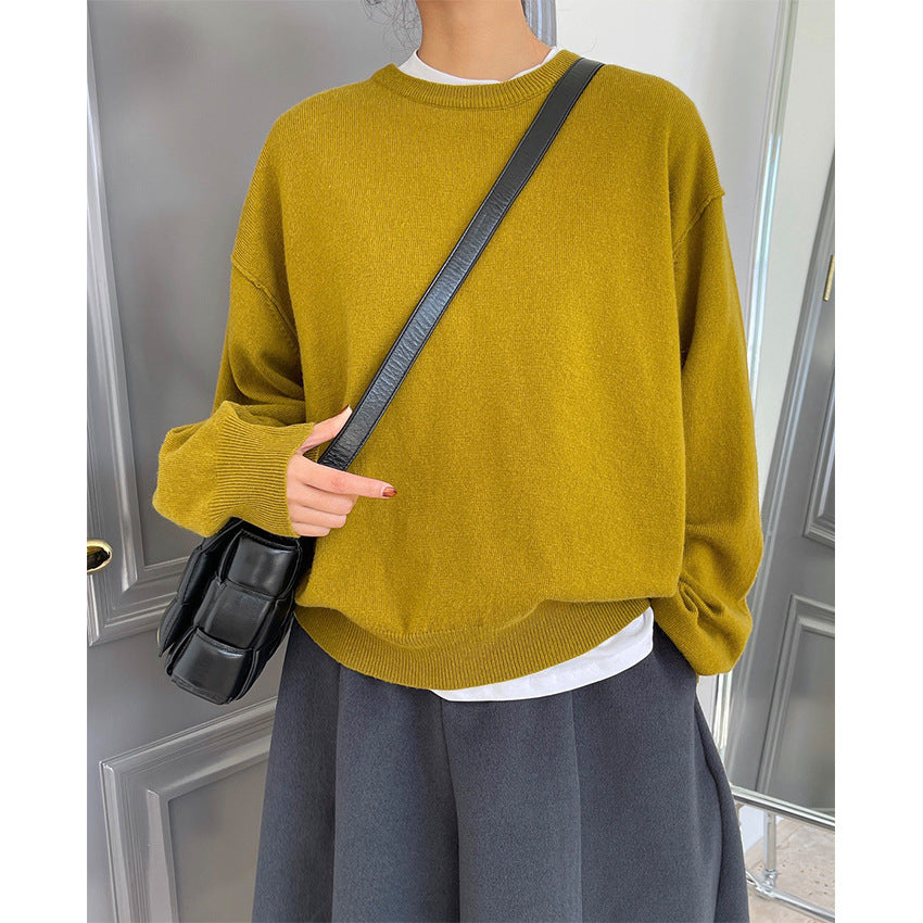 Sweater casual loose thin wool sweater concession