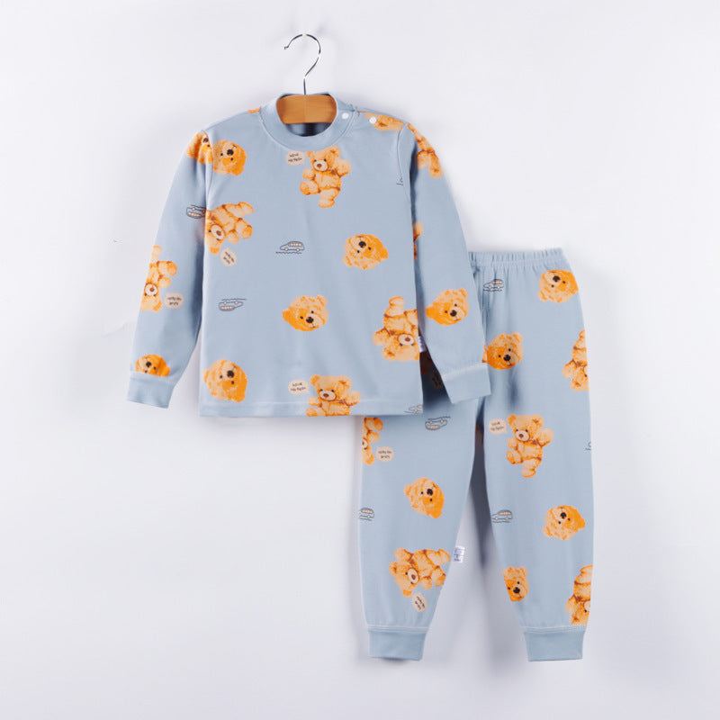 Children's long-sleeved trousers baby pajamas dress