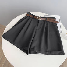 Load image into Gallery viewer, Suit pants pants high waist simple card loose slim harsh shorts
