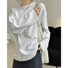Load image into Gallery viewer, Long-sleeved T-shirt wide shoulder and breathable loose slim jacket
