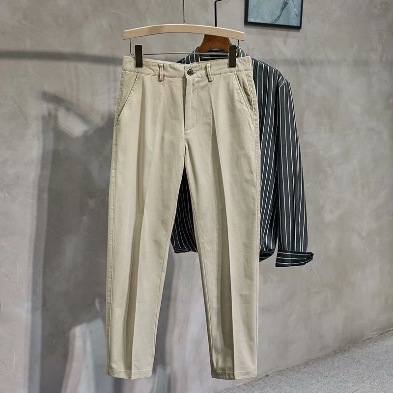 men's thin cotton casual pants