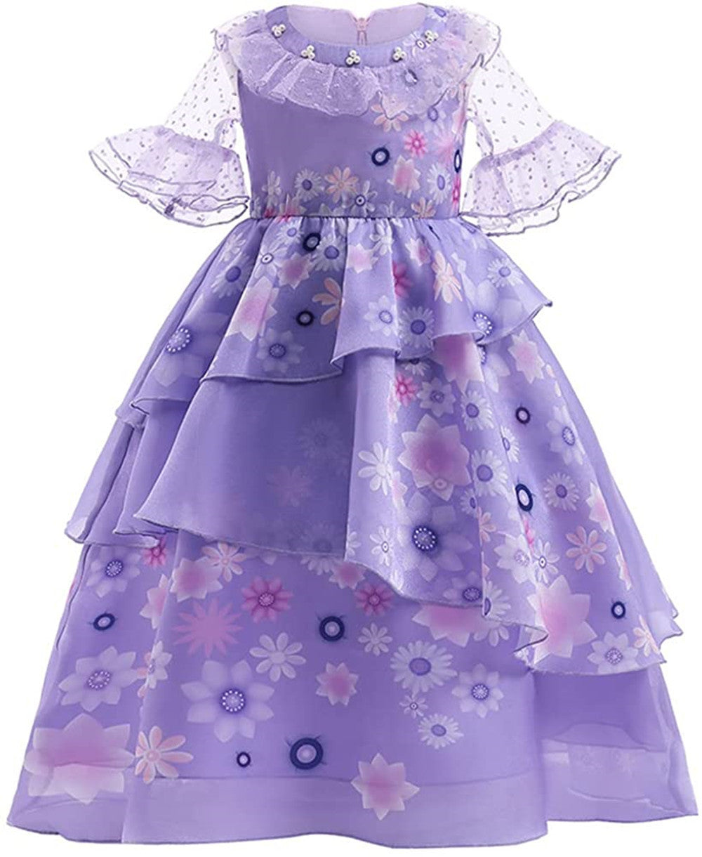 Magic Full House Series Purple Dress Fluffy Cute Skirt