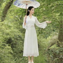 Load image into Gallery viewer, Seal Han element fairy dress retro shake with paragraph
