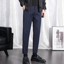 Load image into Gallery viewer, casual thin suit trousers for men
