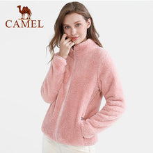 Load image into Gallery viewer, Long-sleeved Plus Fleece Warm Stand-up Collar Cardigan Outdoor Fleece Coat
