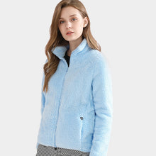 Load image into Gallery viewer, Long-sleeved Plus Fleece Warm Stand-up Collar Cardigan Outdoor Fleece Coat
