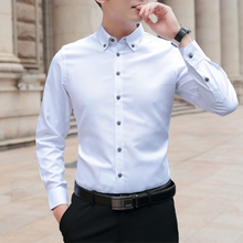 Load image into Gallery viewer, Mens Slim Fit Button Down Long Sleeve Oxford Shirt
