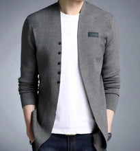 Load image into Gallery viewer, Mens Slim Fit Cardigan with Button Design
